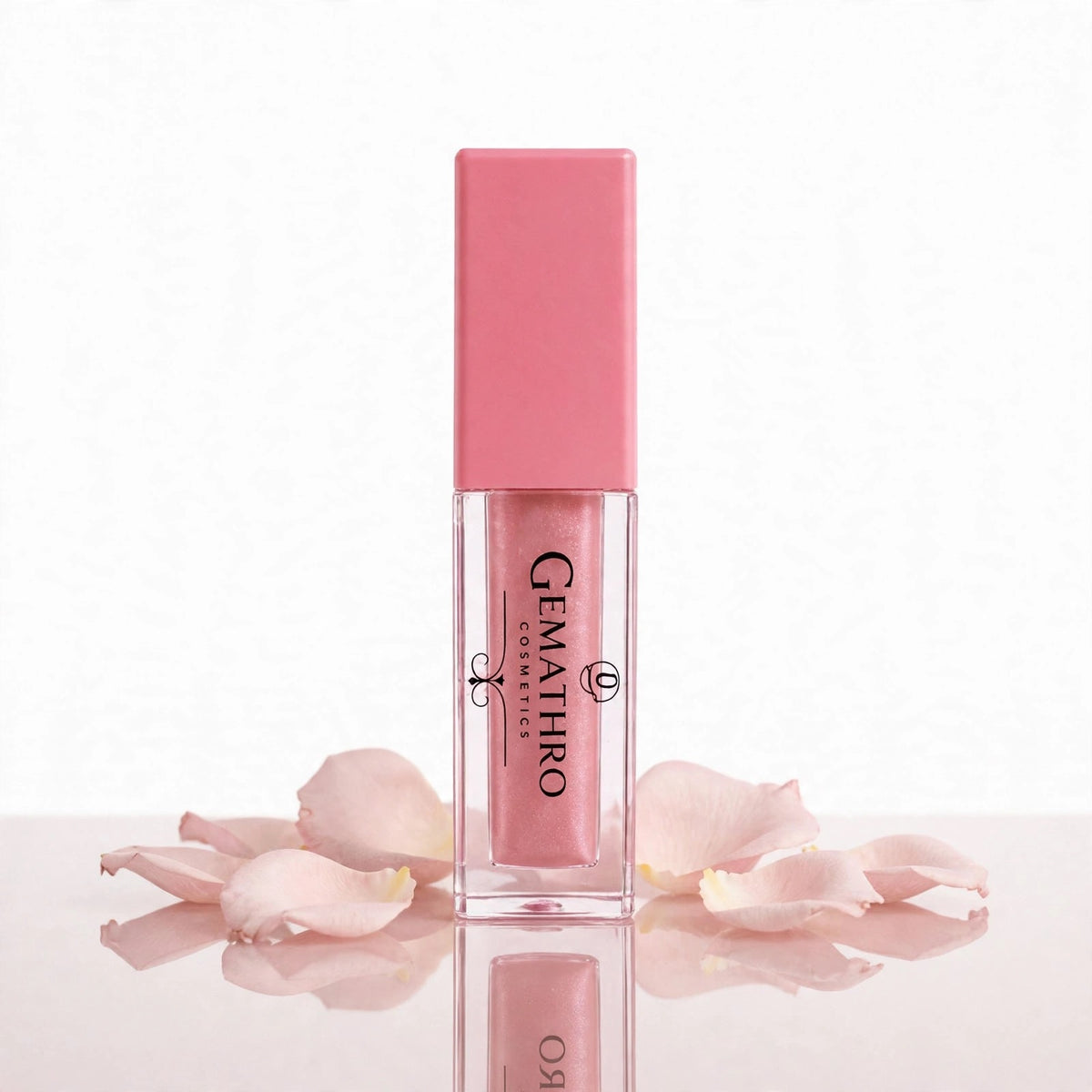 Gemathro Beauty Rose Glow Lip Gloss