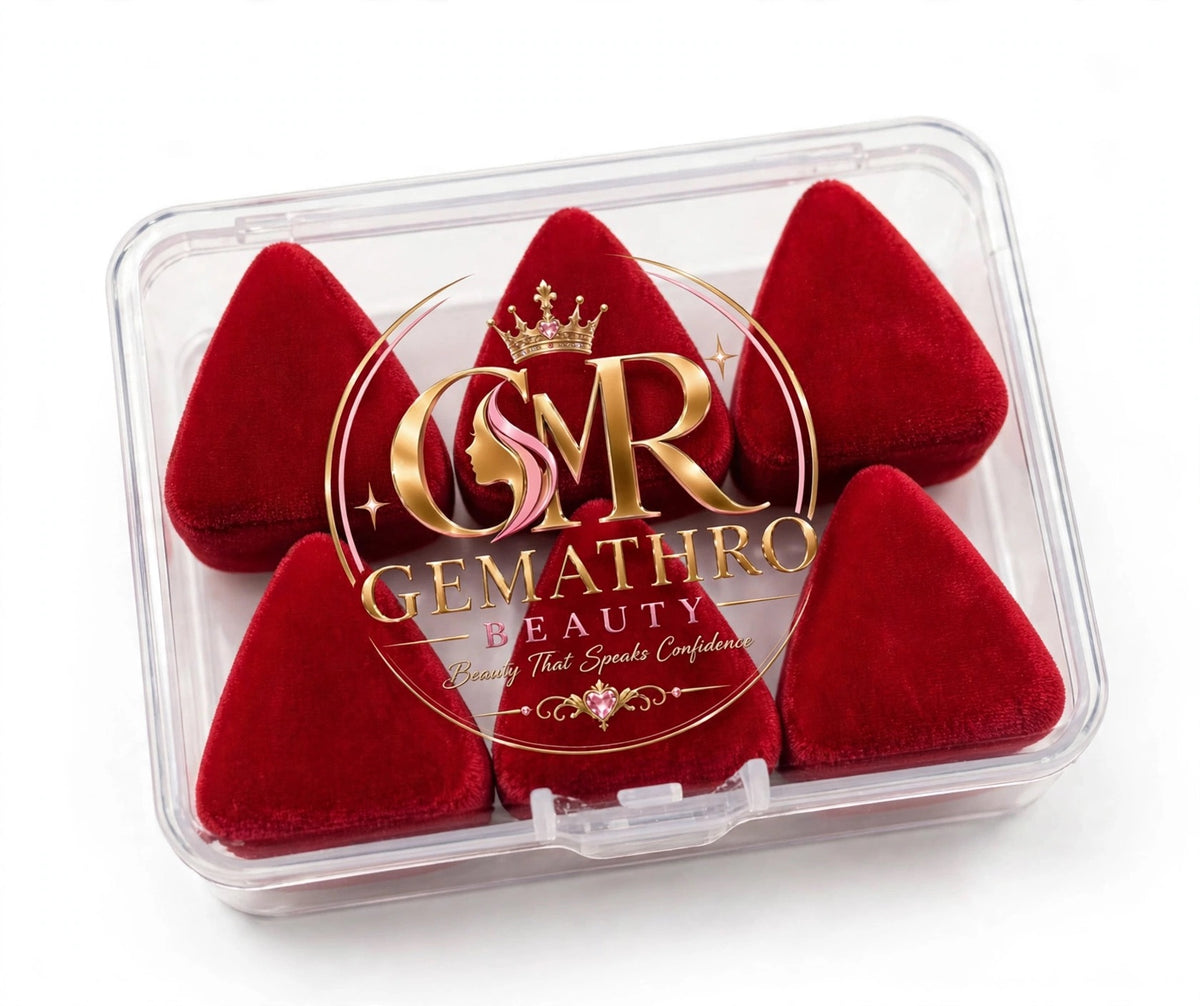 Gemathro Beauty Puff Triangle Makeup Sponge ✨